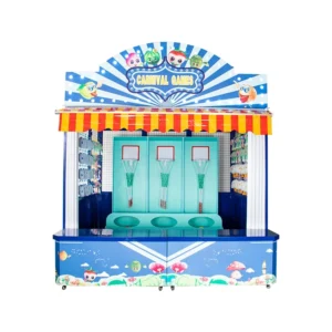 Carnival Basketball Game Booth for Sale | Outdoor Amusement Interactive Game Stand