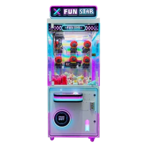 Commercial Coin Operated Plush Doll Grab Crane Arcade Machine