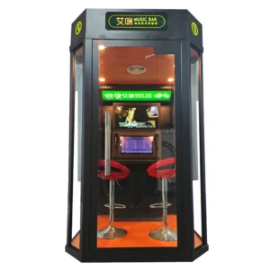 Popular Coin-Operated Electronic Jukebox Karaoke Booth Indoor Arcade Mall Portable Singing Room KTV Game Machine