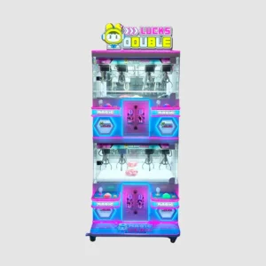 colorful LED arcade claw machine