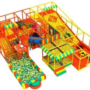 Commercial Kids Interactive Indoor Playground 8073 Sqft by Funtrek Global - soft play equipment with trampolines, basketball zones, climbing walls, ninja areas, and themed play zones for kids aged 5-12 years