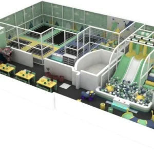 Indoor Playground Equipment 1076 Sqft