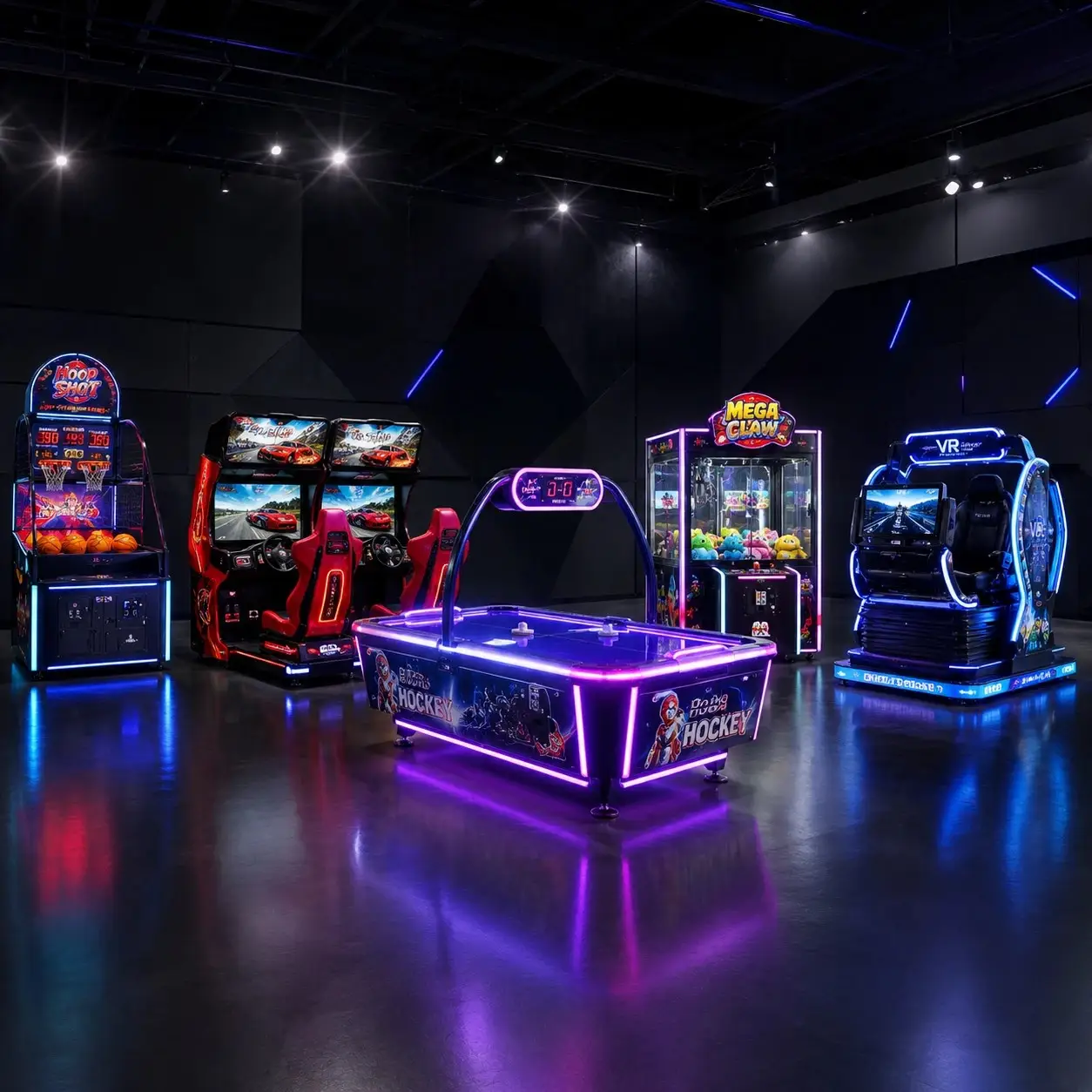 Commercial Arcade Gaming Machine Setup Solutions by Funtrek Global