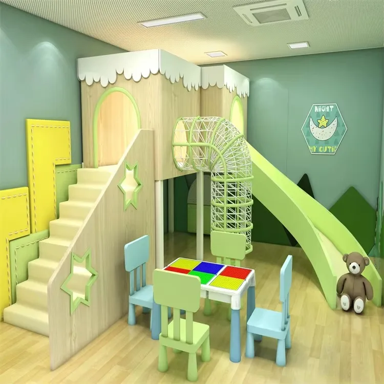 Best Children Indoor Playhouse Naughty Castle soft play area equipment by Funtrek Global - toddler game indoor playground with slides and ball pit