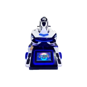 Best Racing Simulator Game virtual reality racing simulator driving game console by Funtrek Global - arcade racing with motion effects and steering wheel