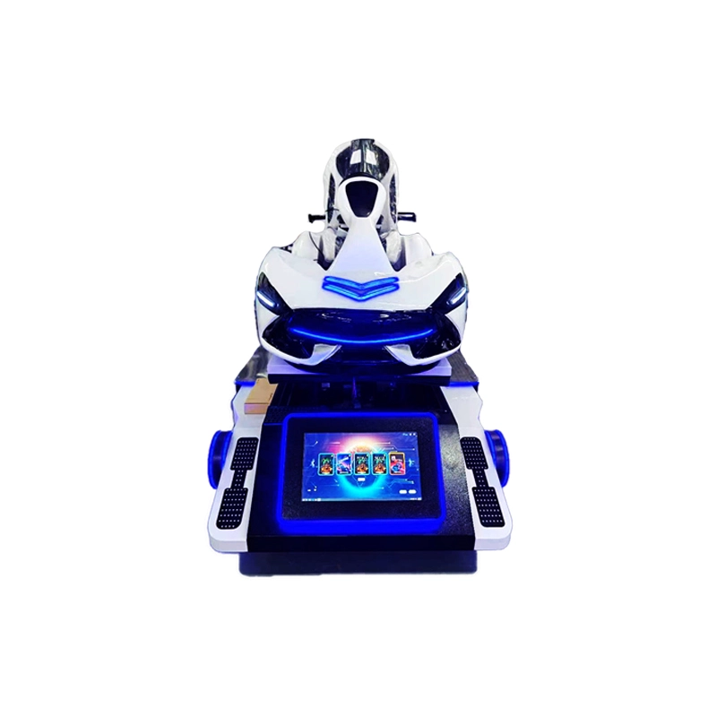 Best Racing Simulator Game virtual reality racing simulator driving game console by Funtrek Global - arcade racing with motion effects and steering wheel